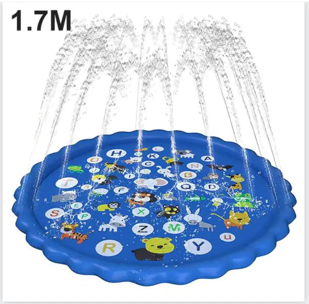 Waterspeelmat met fontein